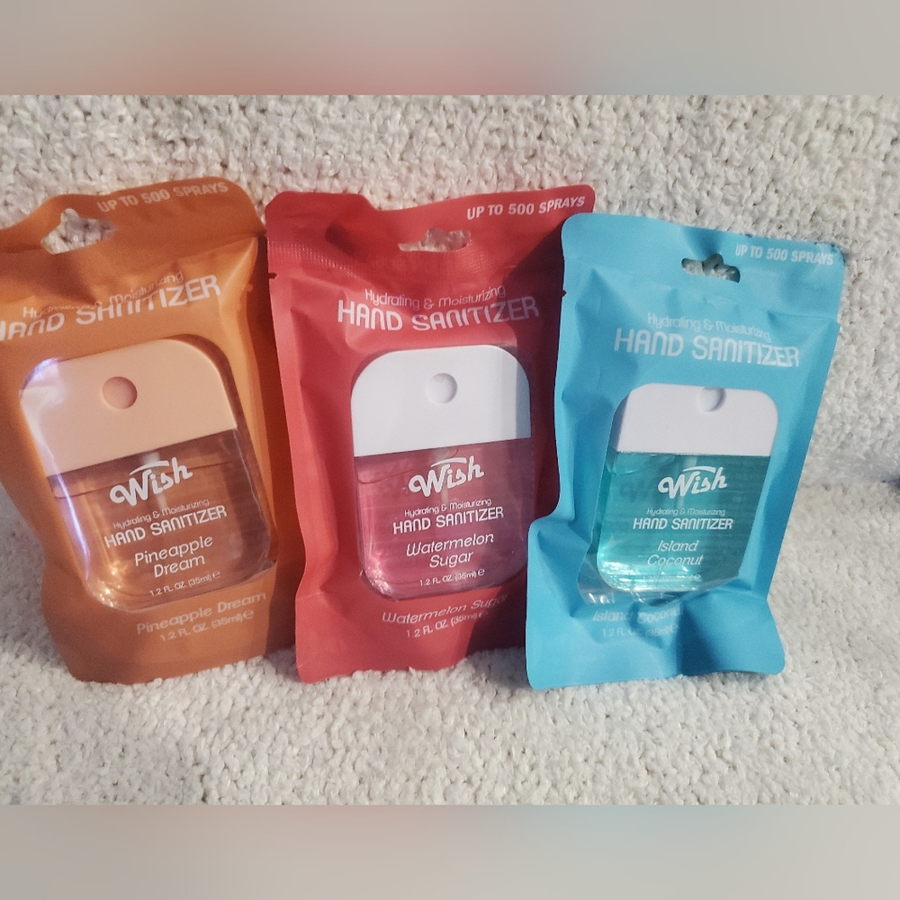 Wish Body Spray/Hand Sanitizer Set Of 3